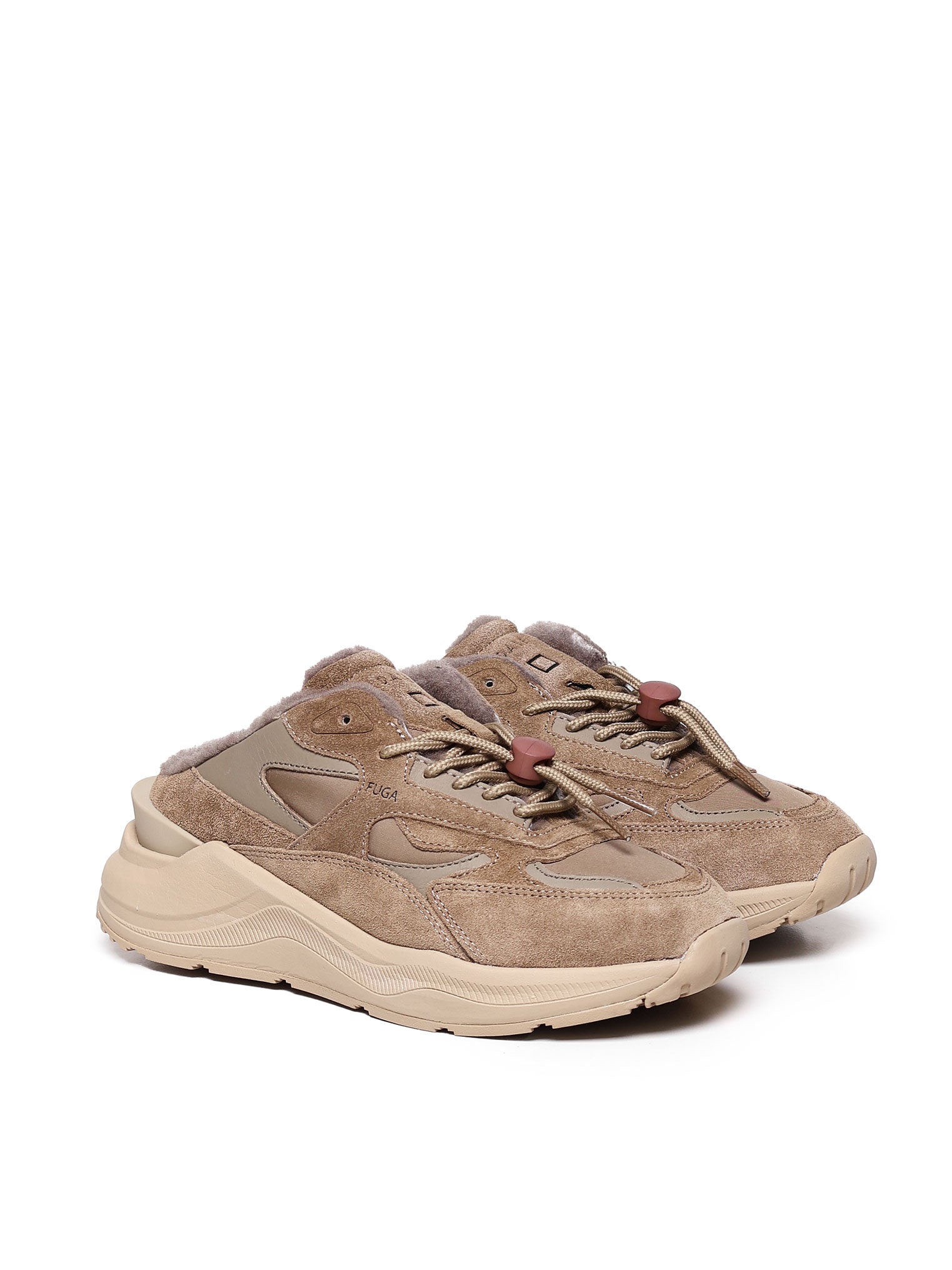 D.A.T.E. W411 Woman Beige Sneakers - Zuklat