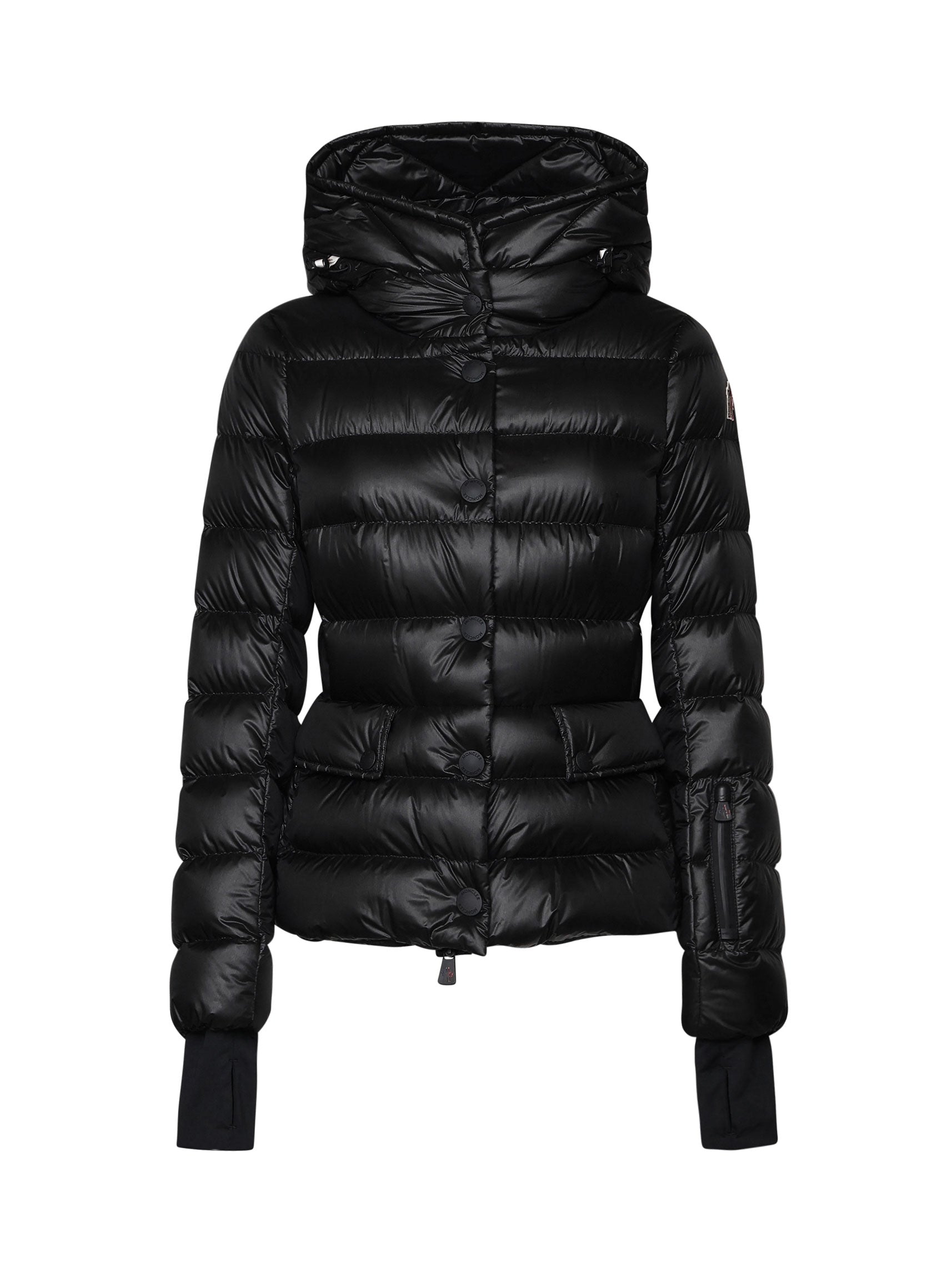 Moncler J20981A00059 Woman Black Coats - Zuklat