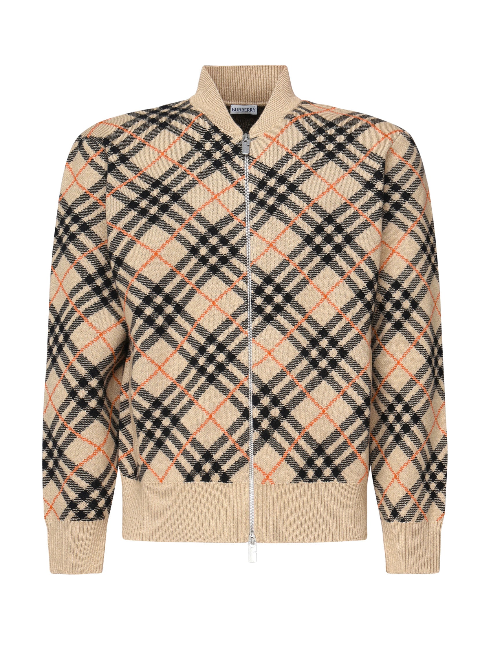 Burberry 8099927 Man SAND IP CHECK Sweaters - Zuklat