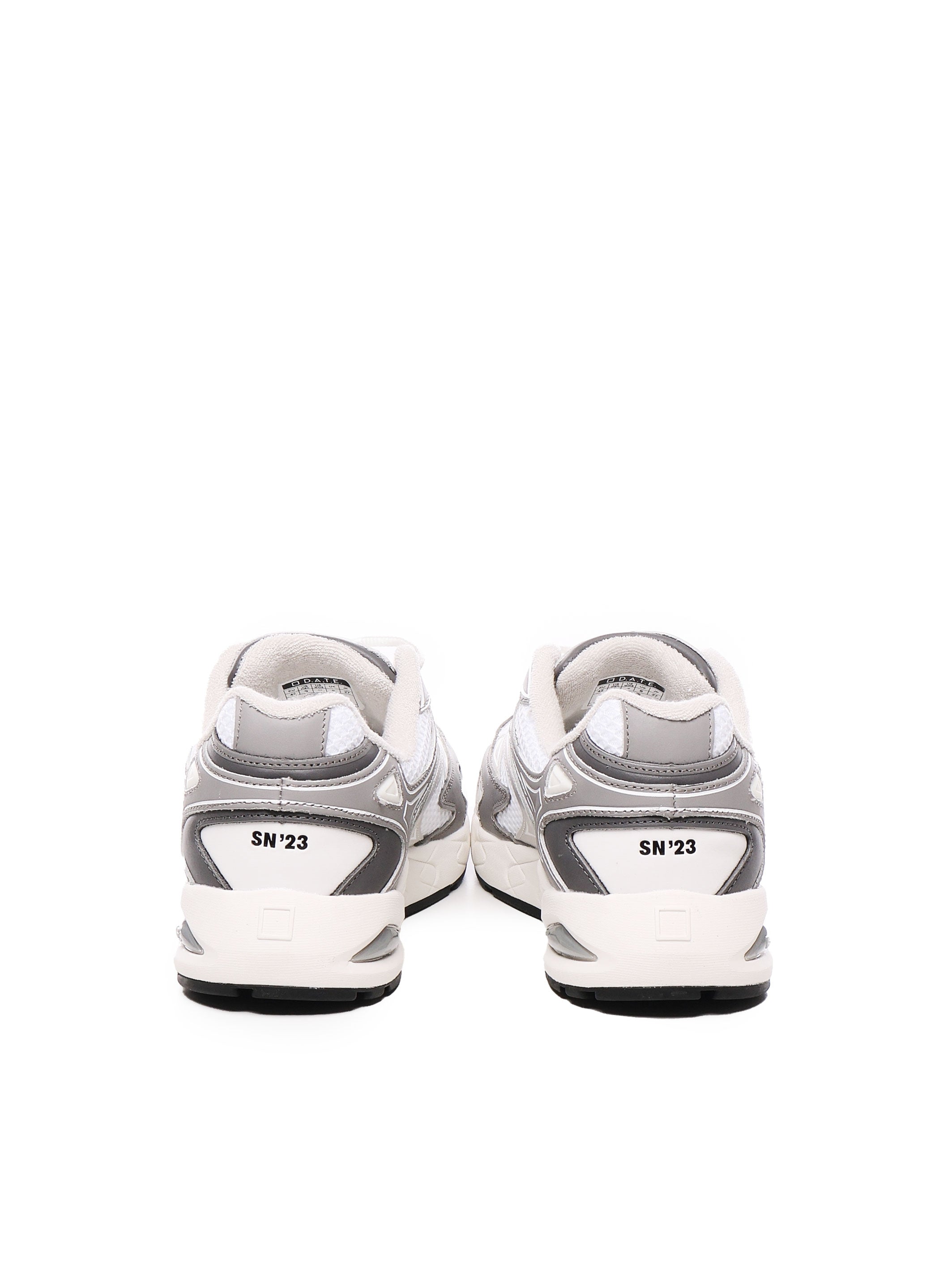 D.A.T.E. M411 Man WHITE-GREY Sneakers - Zuklat