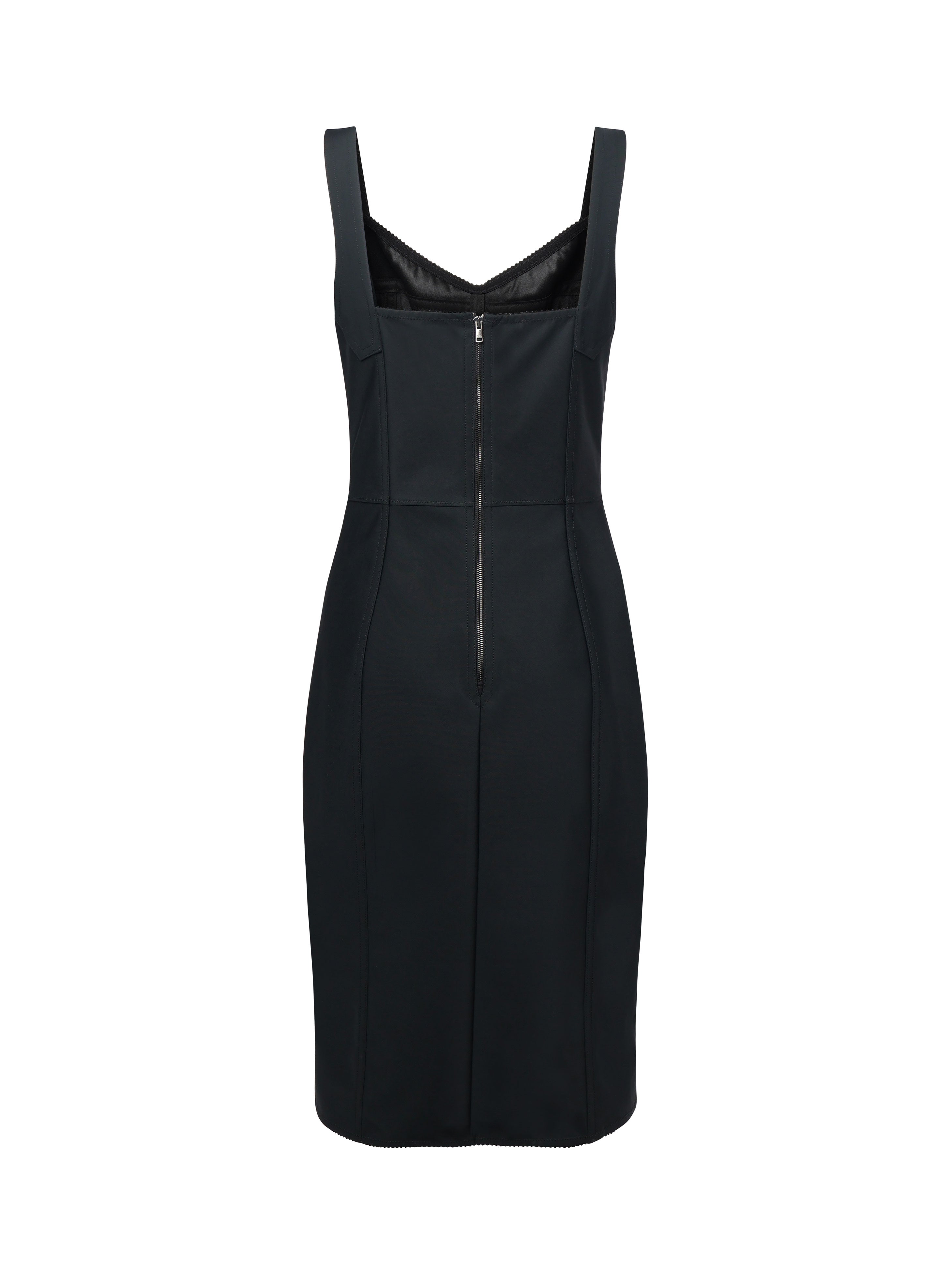 Dolce & Gabbana F63G9T Woman Black Dresses - Zuklat