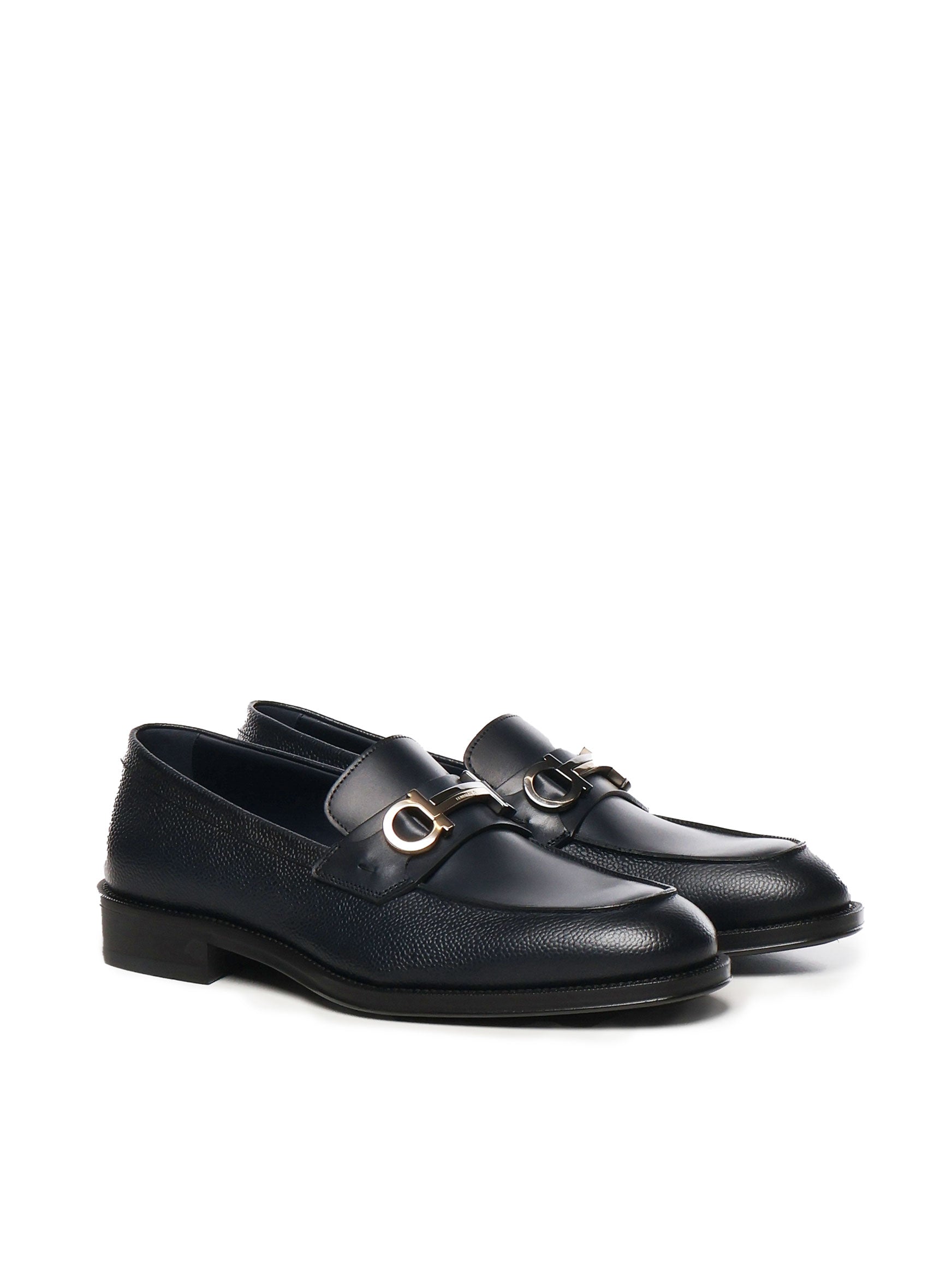 Ferragamo 029276 Man Blue Flat shoes - Zuklat