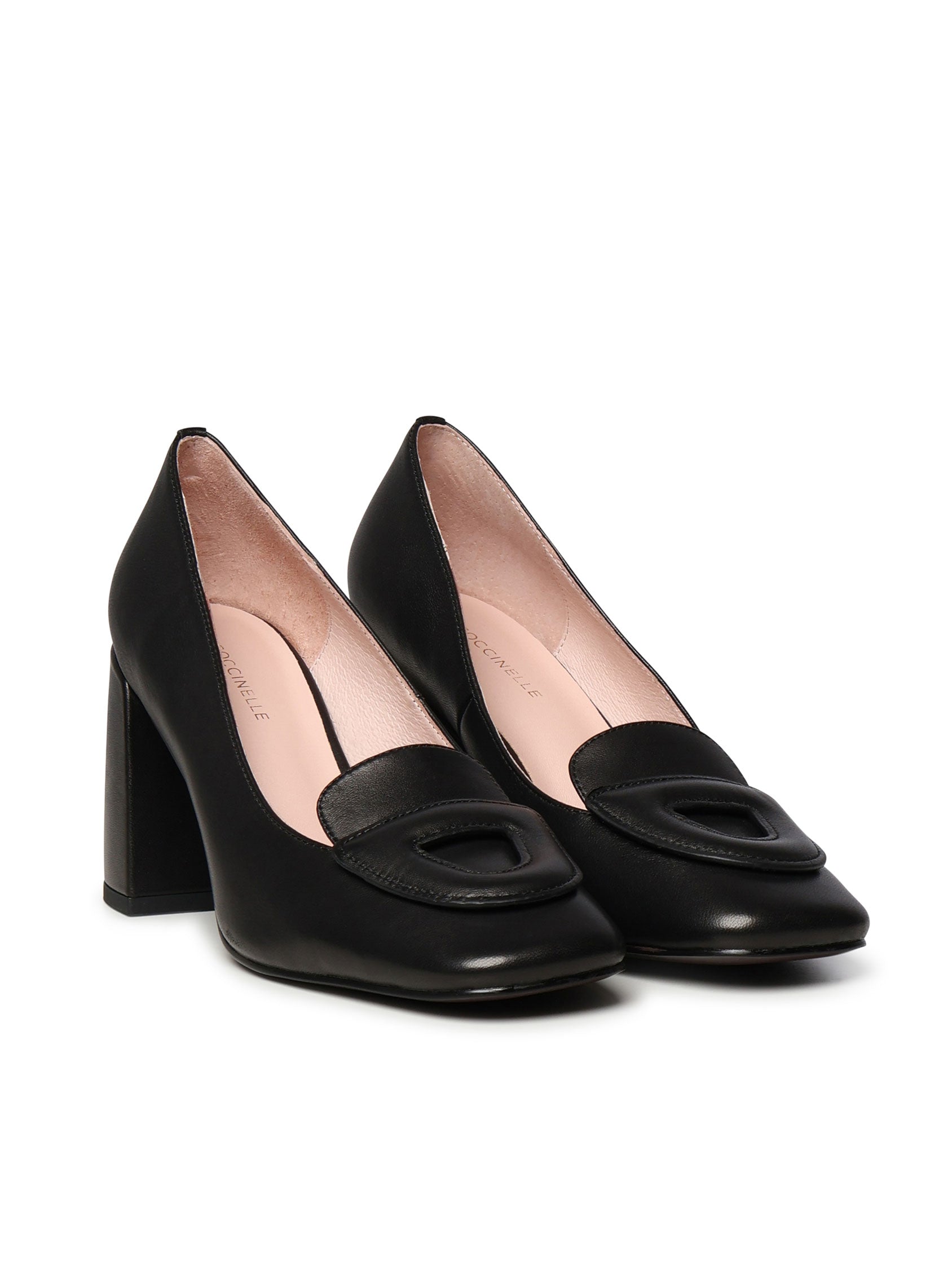 Coccinelle E4RJJ130101 Woman Black With Heel - Zuklat