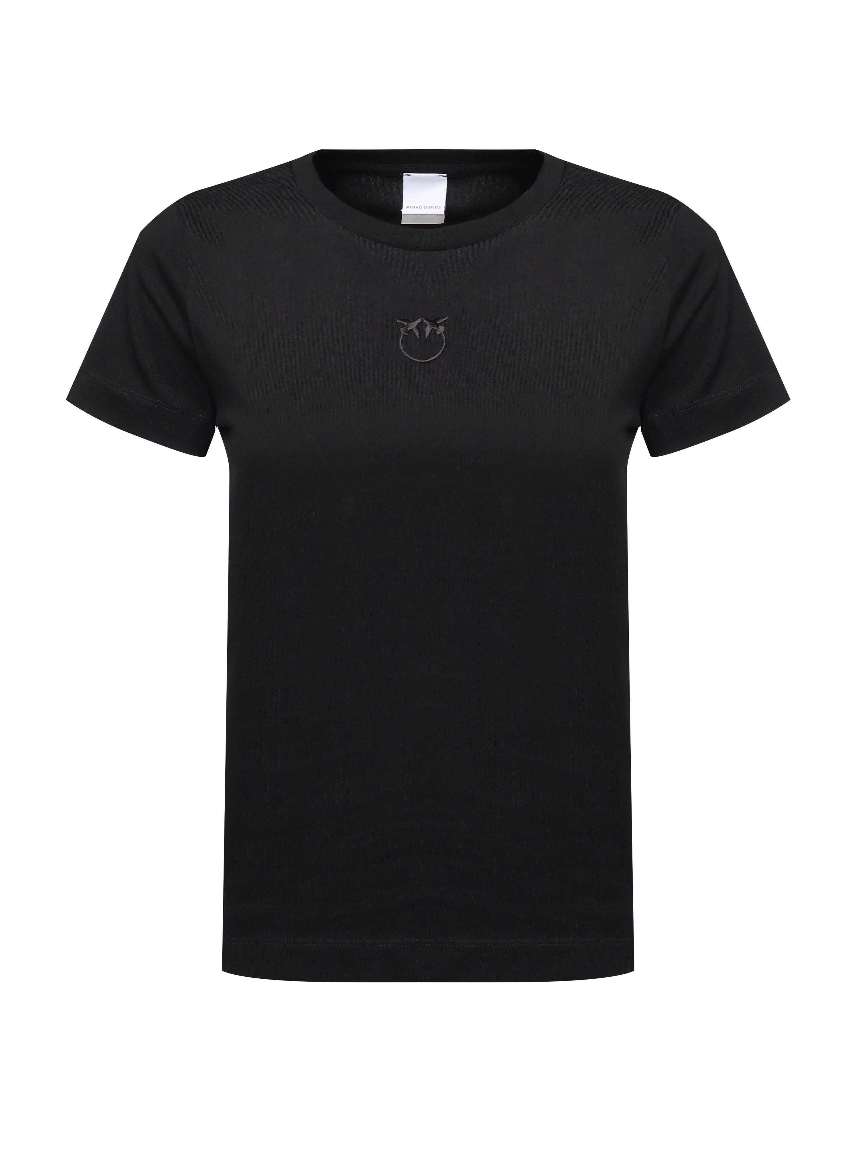 Pinko 100355 Woman Black T-shirts and Polos - Zuklat