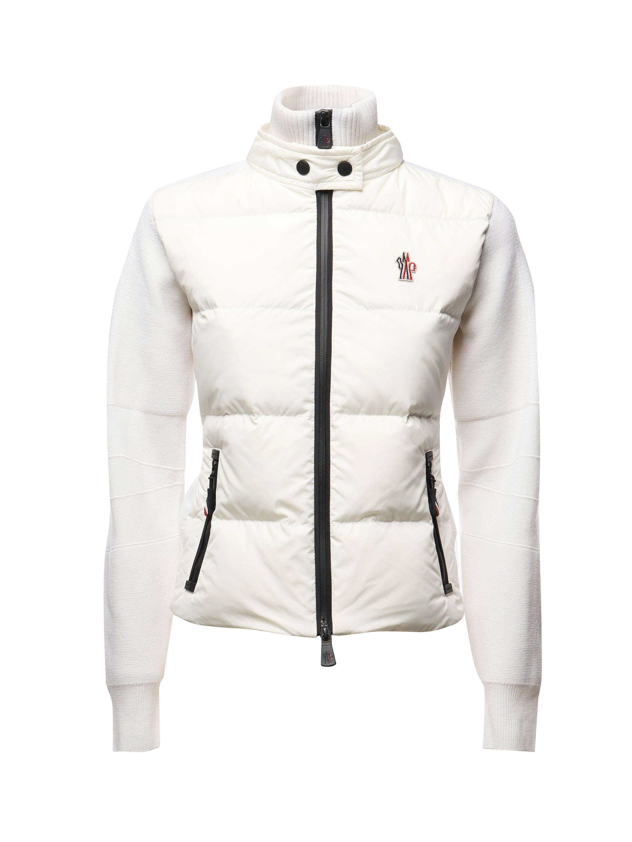 Moncler J20989B00004 Woman White Coats - Zuklat