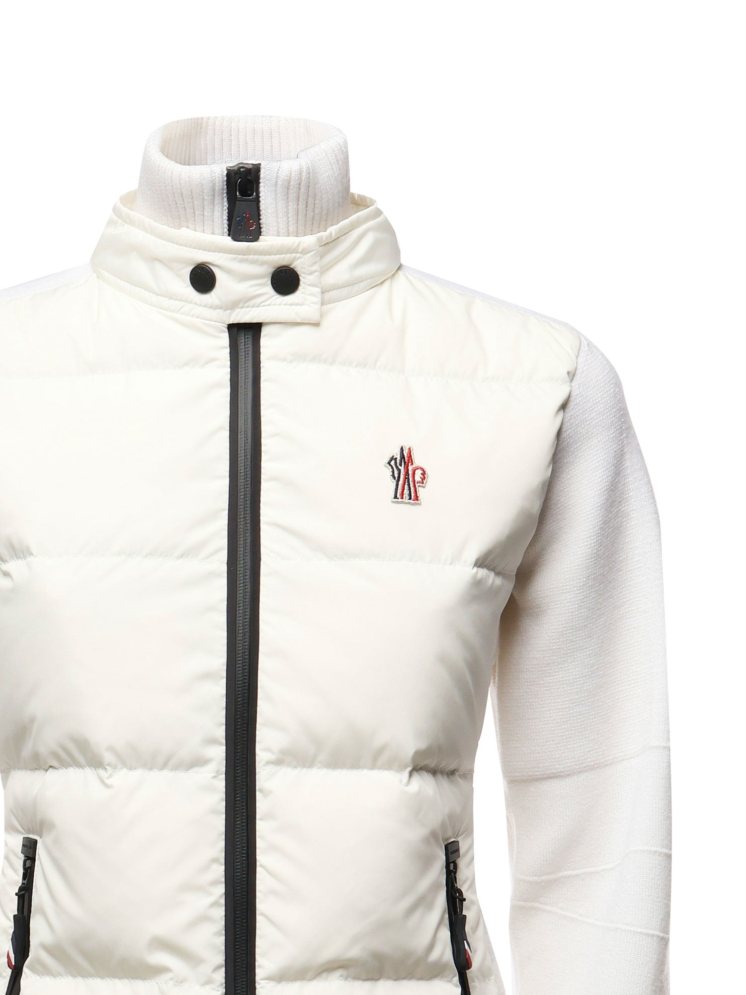 Moncler J20989B00004 Woman White Coats - Zuklat