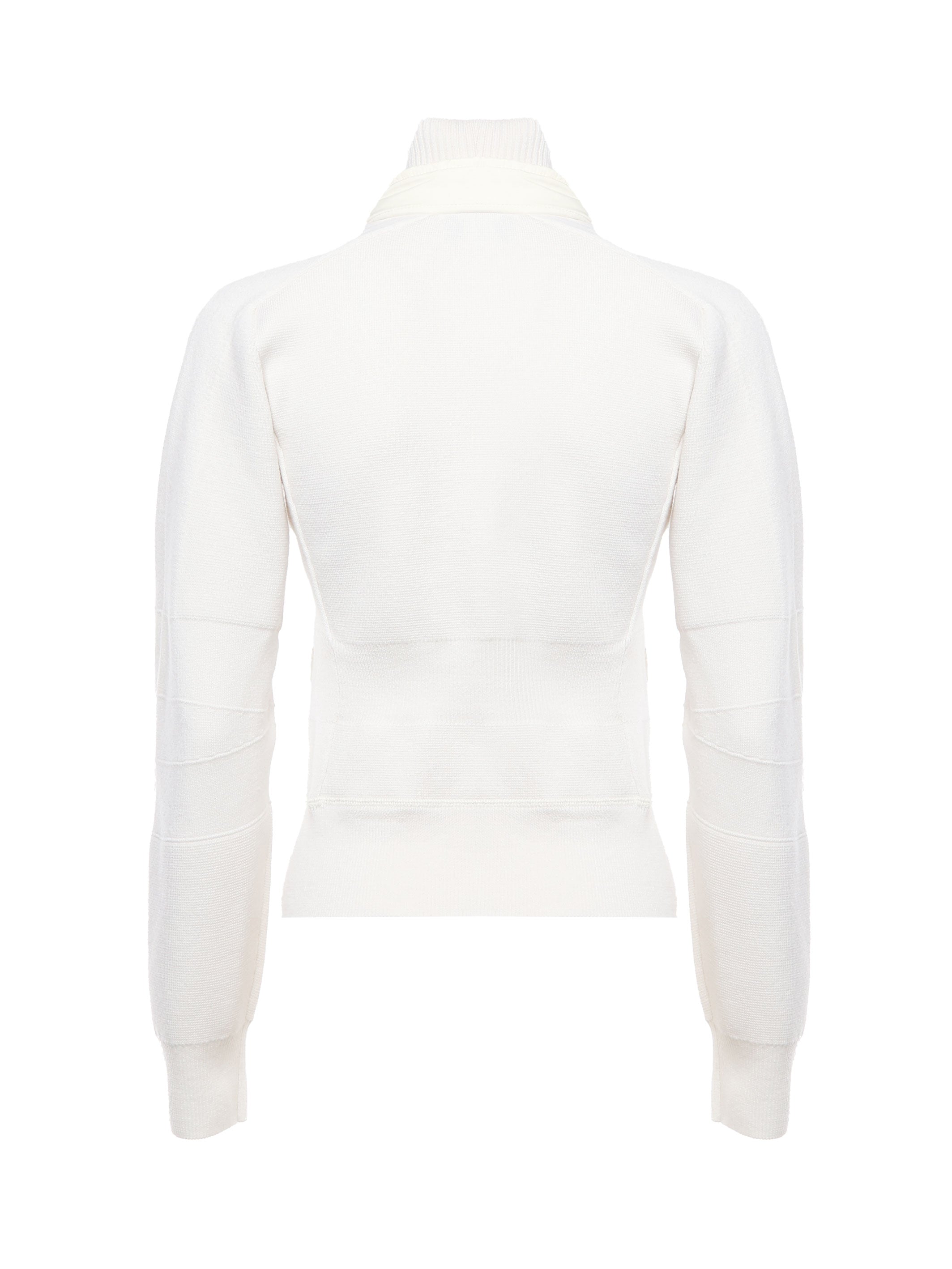 Moncler J20989B00004 Woman White Coats - Zuklat