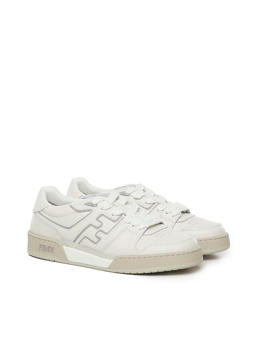 Fendi 7E1643 Man White Sneakers - Zuklat