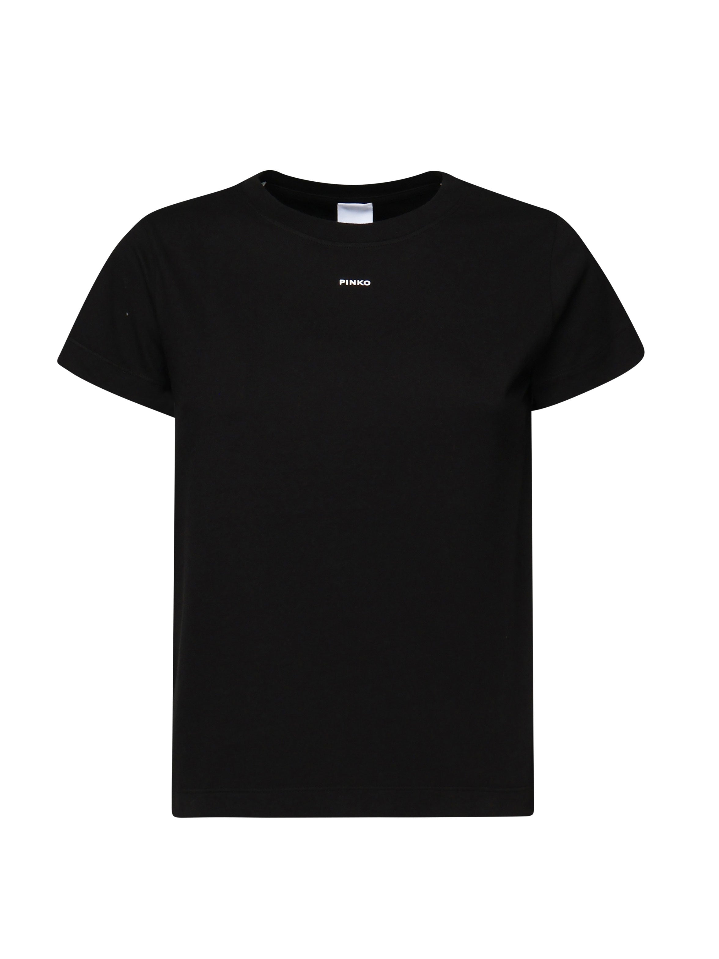 Pinko 100373 Woman Black T-shirts and Polos - Zuklat