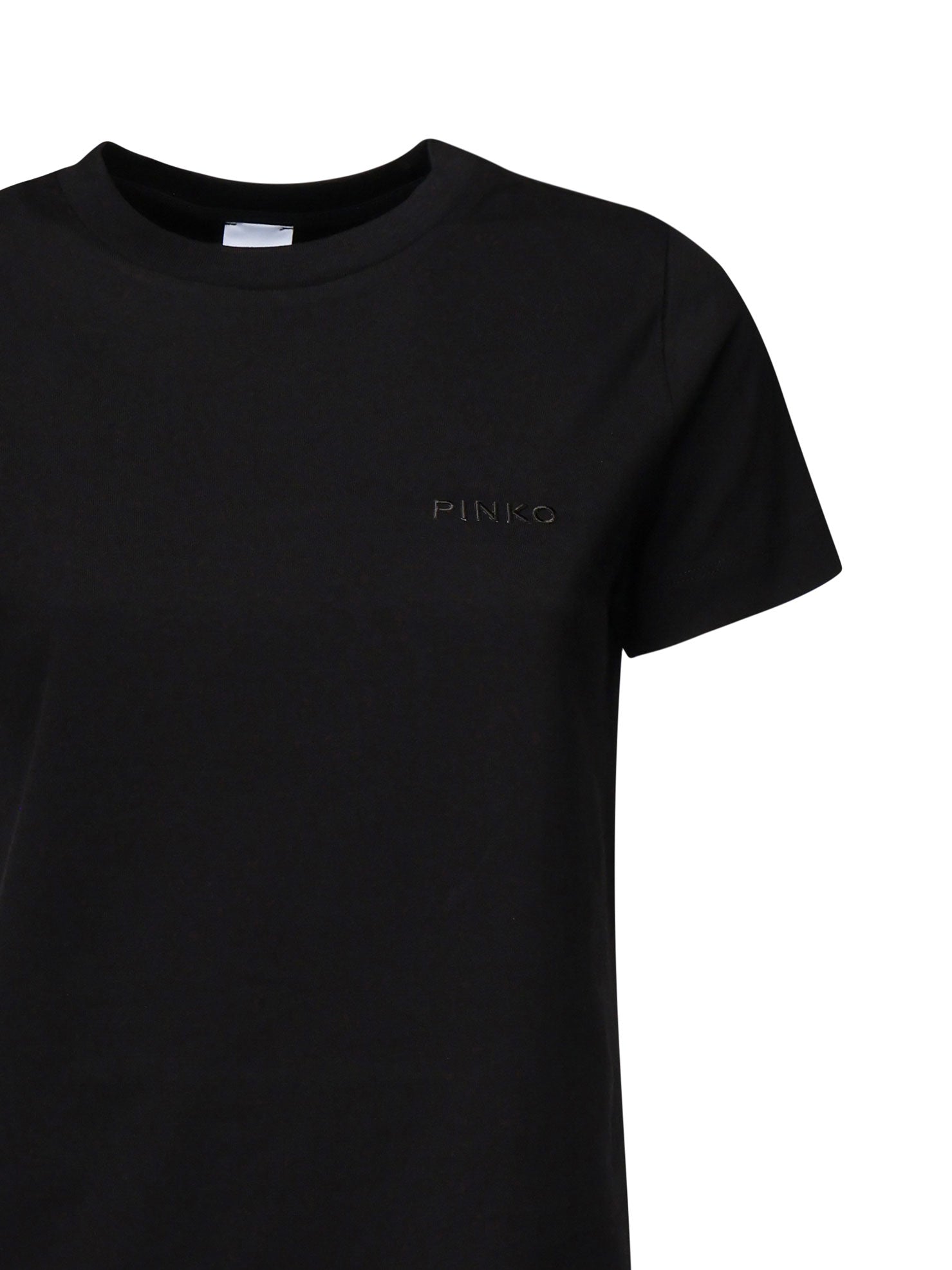 Pinko 101752 Woman Black T-shirts and Polos - Zuklat