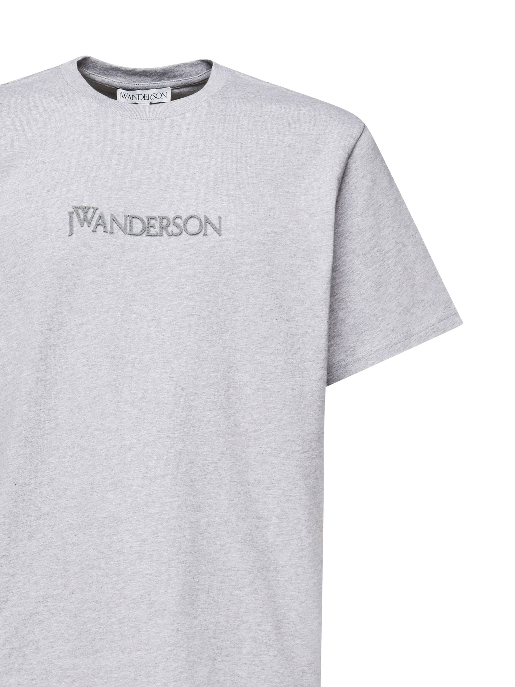 JW ANDERSON JT0258 Man Grey T-shirts and Polos - Zuklat