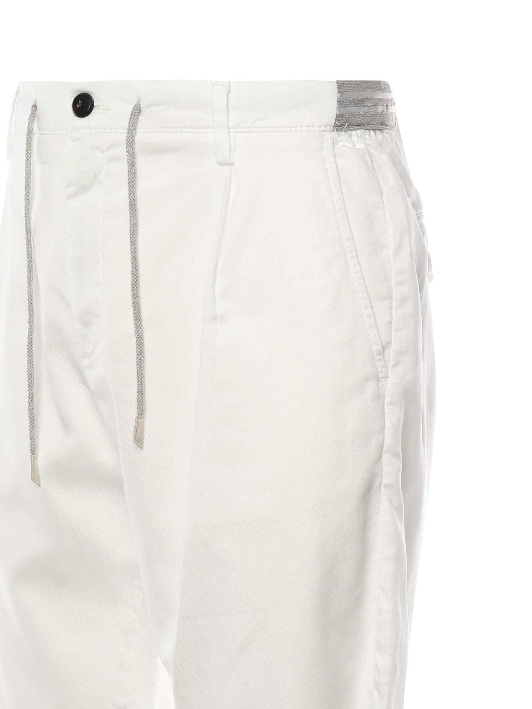 Eleventy K75BERI03TET0K008 Man White Shorts - Zuklat