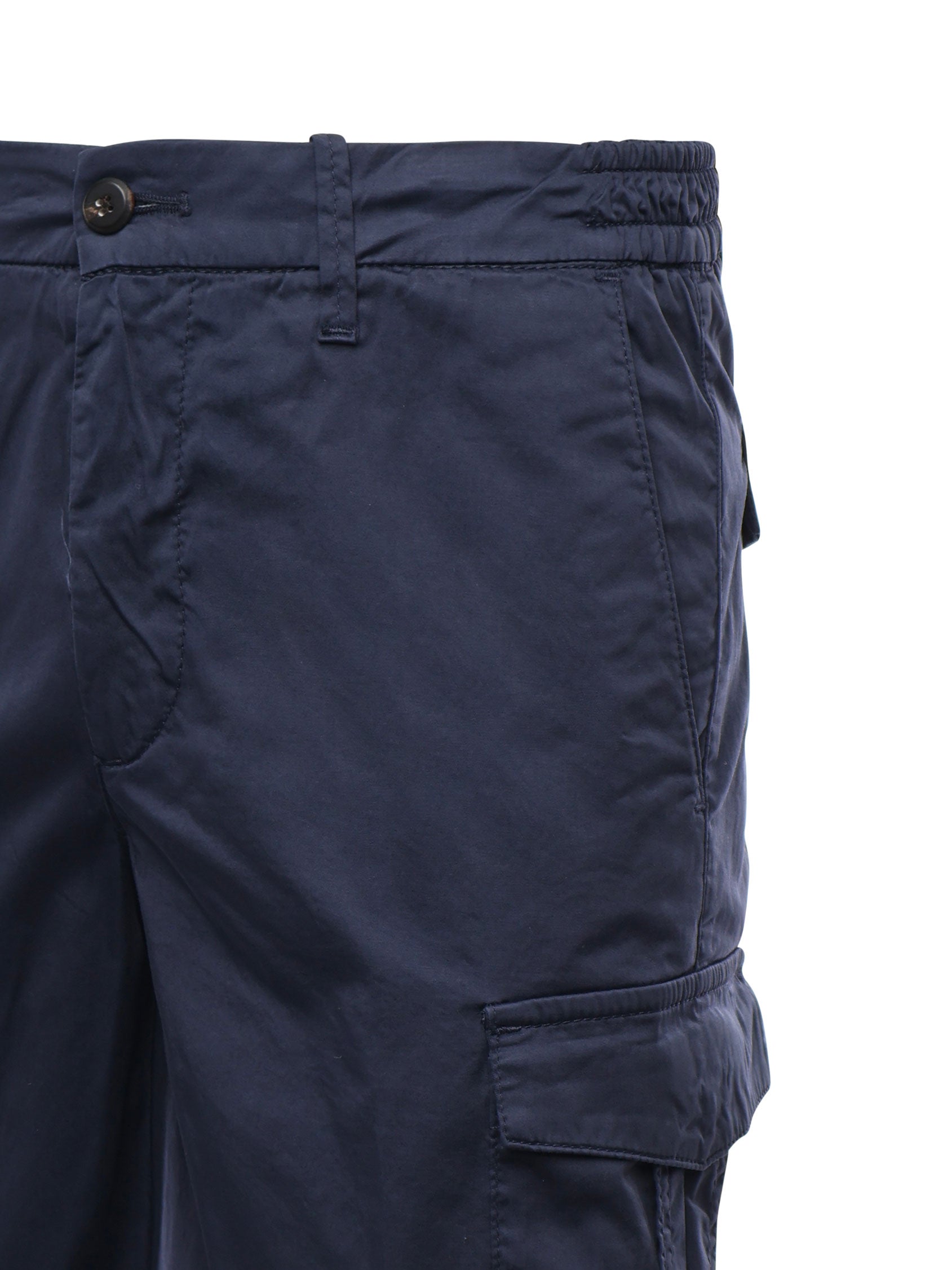 Eleventy K75BERI04TET0K007 Man Blue Shorts - Zuklat