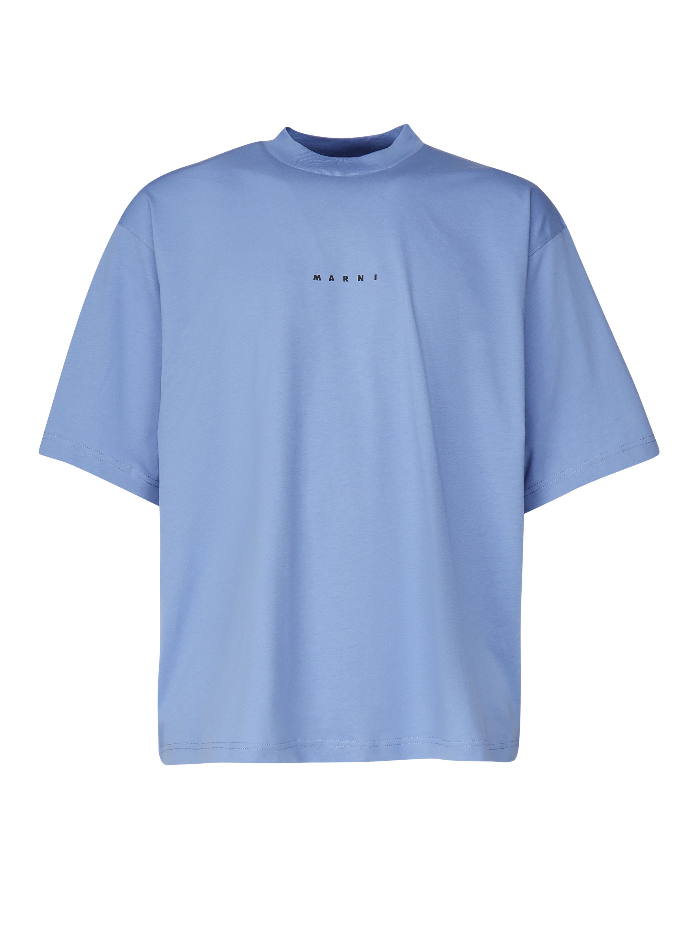 Marni HUMU0223P1 Man Blue T-shirts and Polos - Zuklat